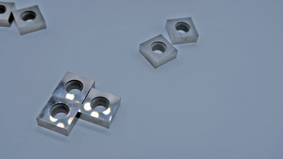 Hard Carbide  PCD Grooving Inserts Square 12.7mm For PCBN Cutting Turning